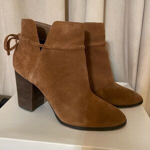 Brown Suede Ankle Boots